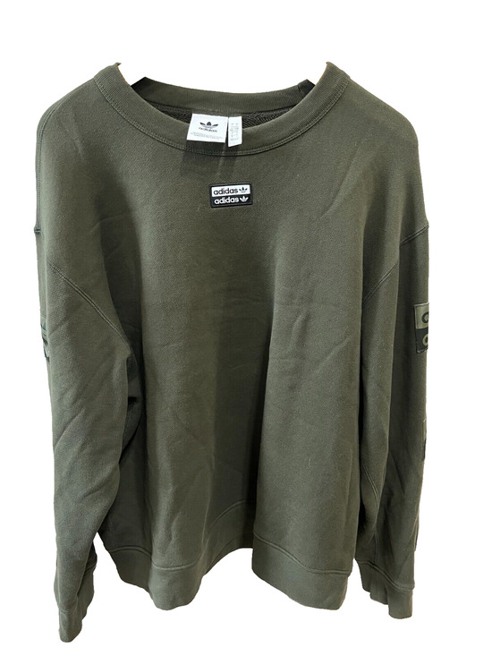 adidas Other - NWOT Adidas originals Men's Sporty casual patchwork logo Sleeves Sweatshirt Sz-L